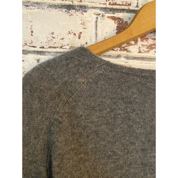 Madewell Cozy Walker Cozy Alpaca Wool Blend Open Cardigan w Pockets - Picture 9 of 10